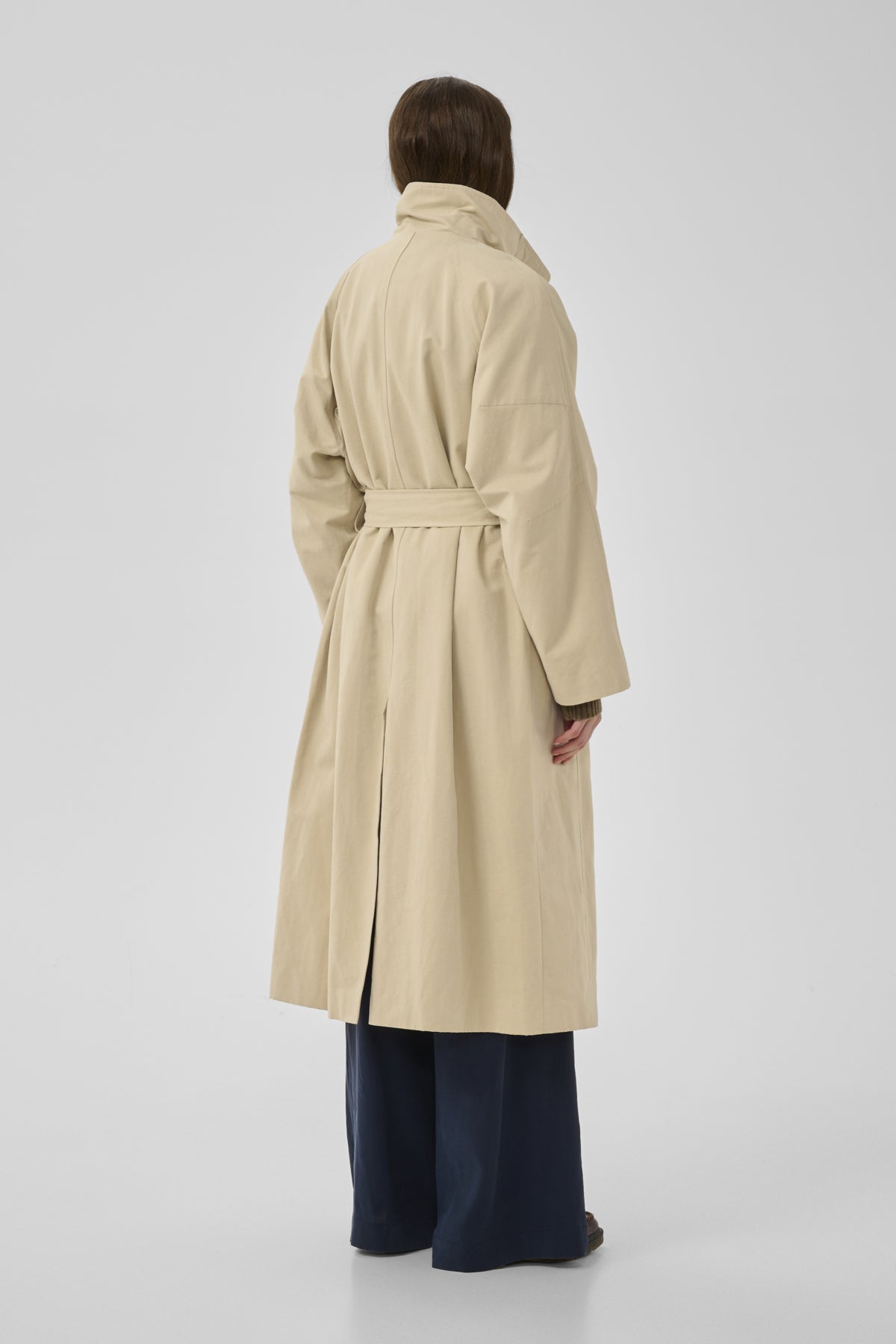 MWLyon Long Trenchcoat Brown Rice - 131105 - 10705417