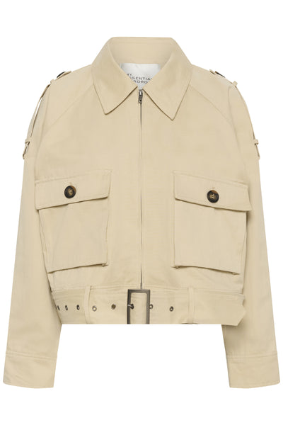 MWLyon Short Jacket Brown Rice - 131105 - 10705418 Thumbnail