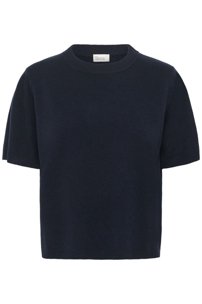 MWJola Knit Pullover SS Dark Sapphire Blue - 103565 - 10705421 Thumbnail