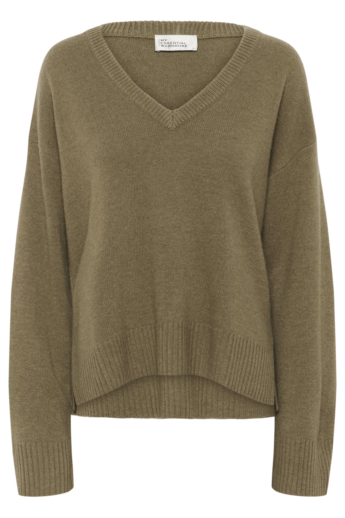 MWHuxi V-Neck Knit Pullover Capers - 180820 - 10705424