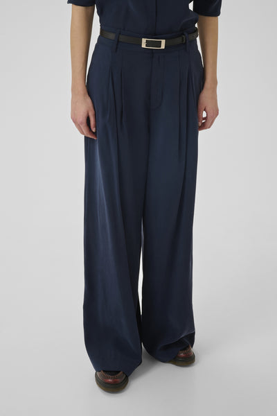 MWMindy High Wide pant Dark Sapphire Blue - 103565 - 10705433 Thumbnail
