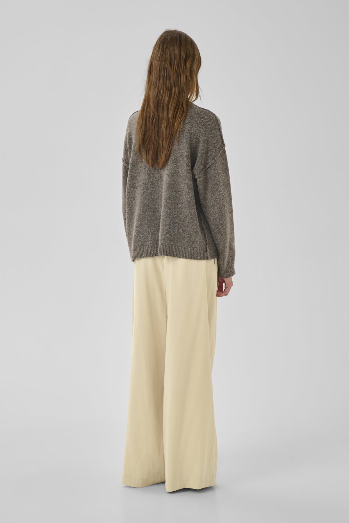 MWMindy High Wide pant Brown Rice - 131105 - 10705433
