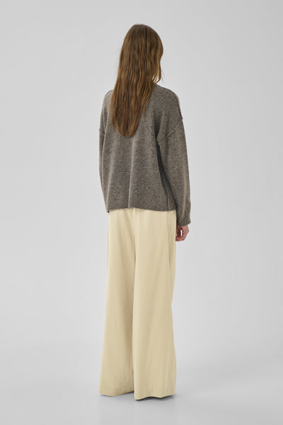 MWMindy High Wide pant Brown Rice - 131105 - 10705433 Thumbnail