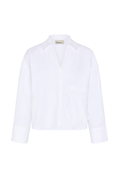 MWSunna Boxy Short Shirt Bright White - 110601 - 10705436 Thumbnail