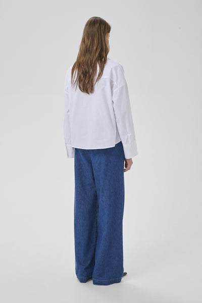 MWSunna Boxy Short Shirt Bright White - 110601 - 10705436 Thumbnail