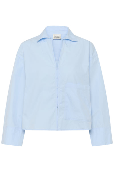 MWSunna Boxy Short Shirt Cashmere Blue - 144115 - 10705436 Thumbnail