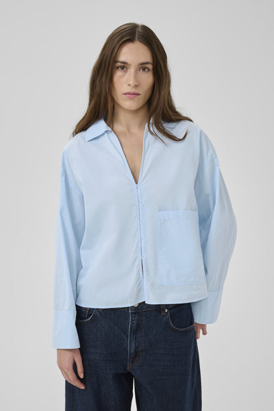 MWSunna Boxy Short Shirt Cashmere Blue - 144115 - 10705436 Thumbnail