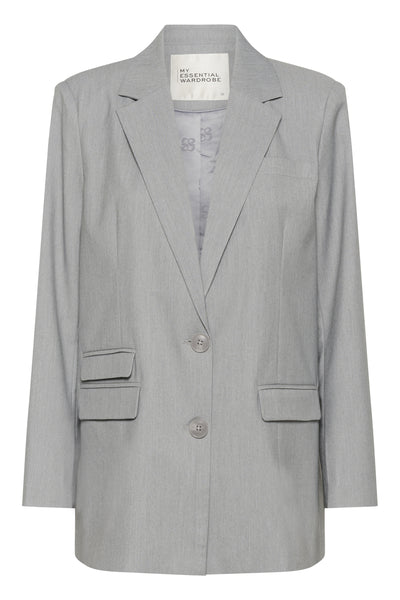 MWHanna Blazer Light Grey Melange - 100378 - 10705440 Thumbnail