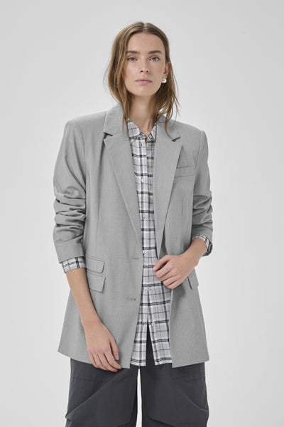 MWHanna Blazer Light Grey Melange - 100378 - 10705440 Thumbnail