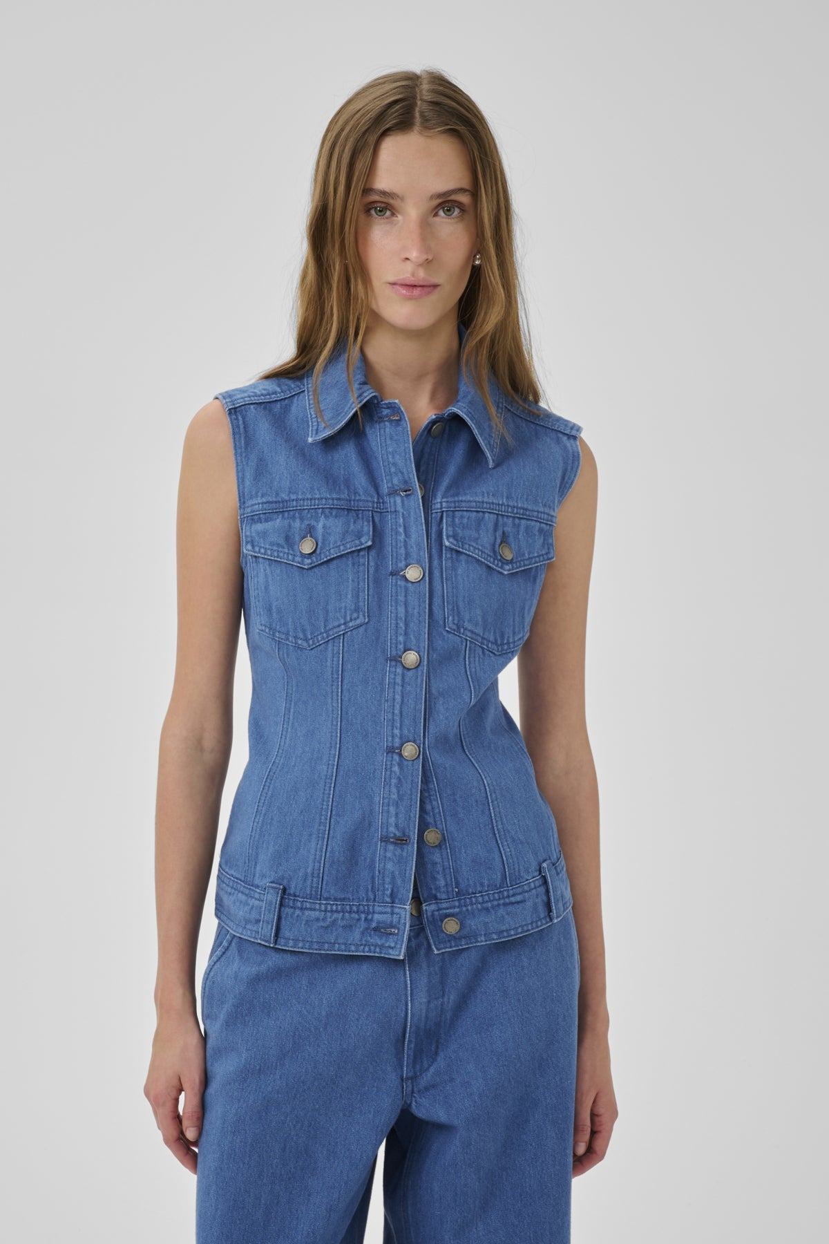 MWSaka 180 Shaped Vest Clear blue wash - 109358 - 10705442