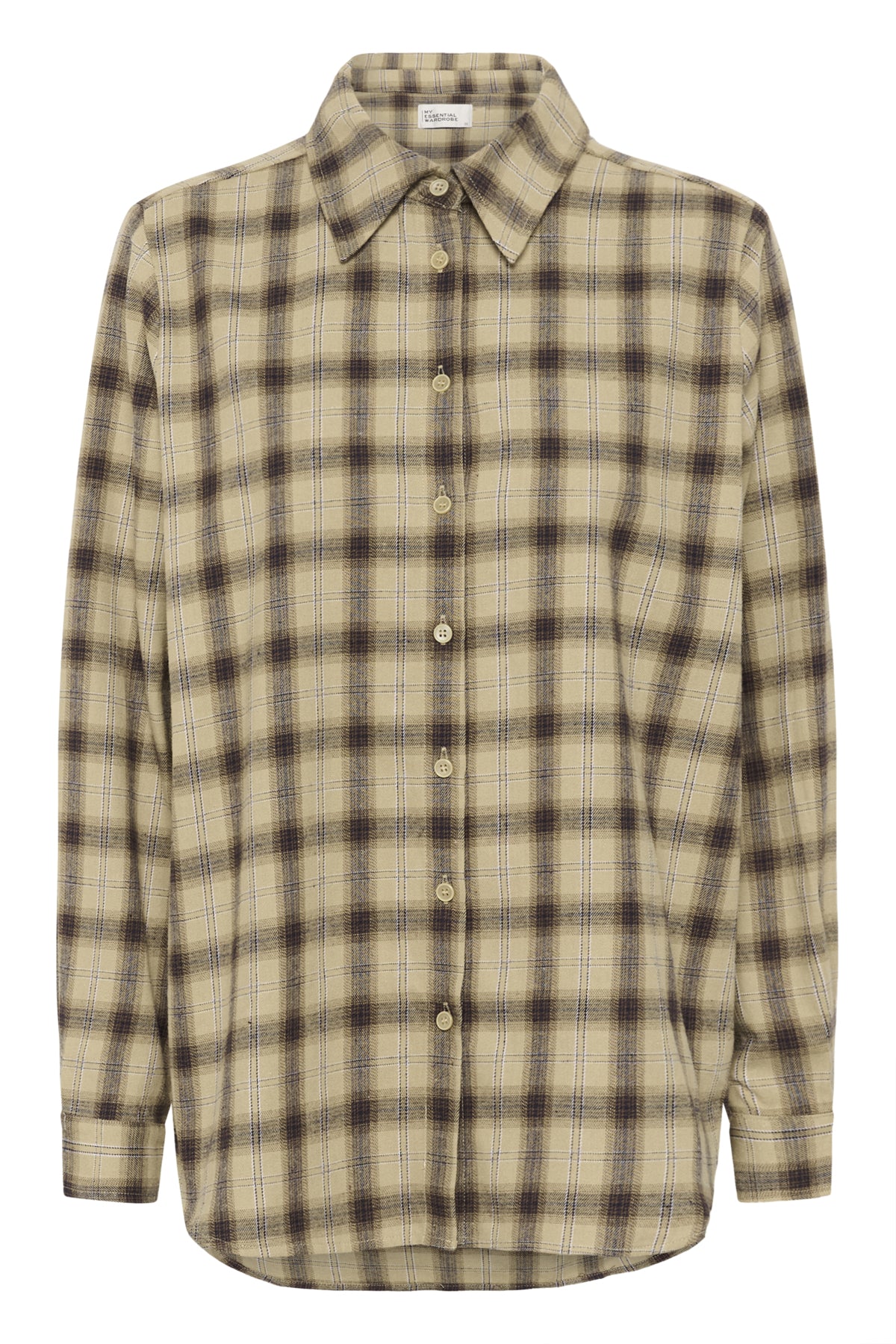 MWSahim Shirt Capers W. Brown Rice Check - 1 - 10705444