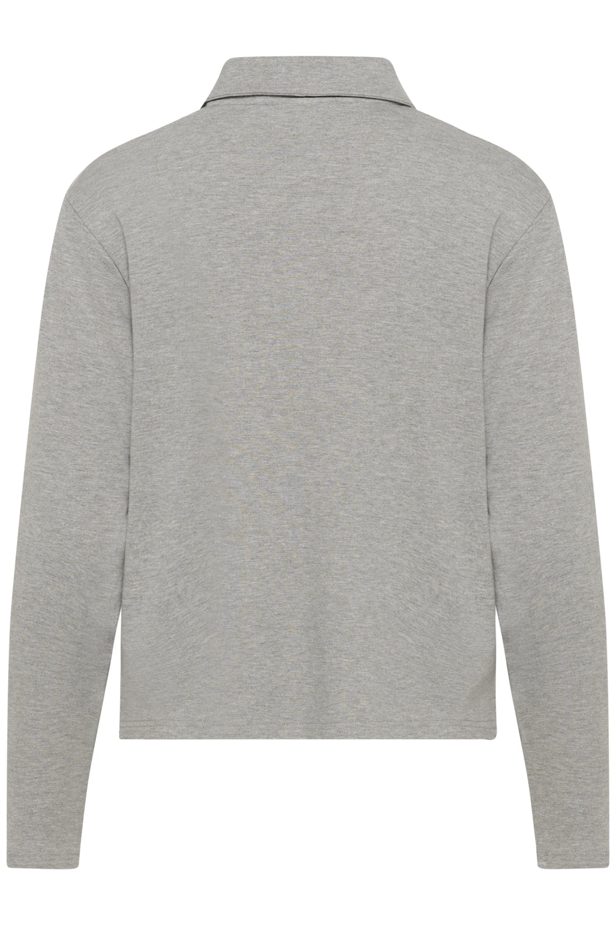 MWNupti Polo Blouse Light Grey Melange - 100378 - 10705445