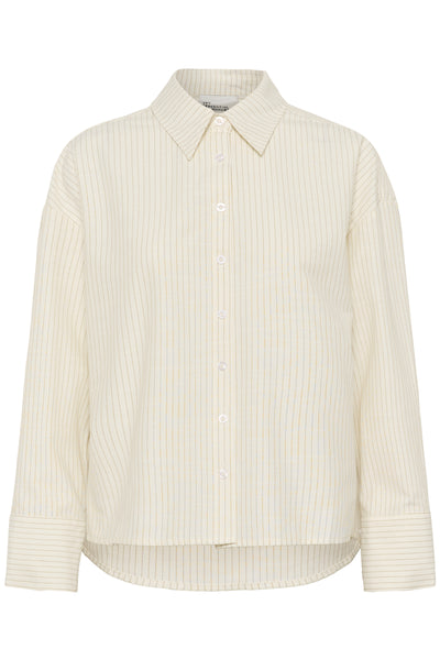 MWLennie Boxy Shirt Snow White - 110602 - 10705447 Thumbnail