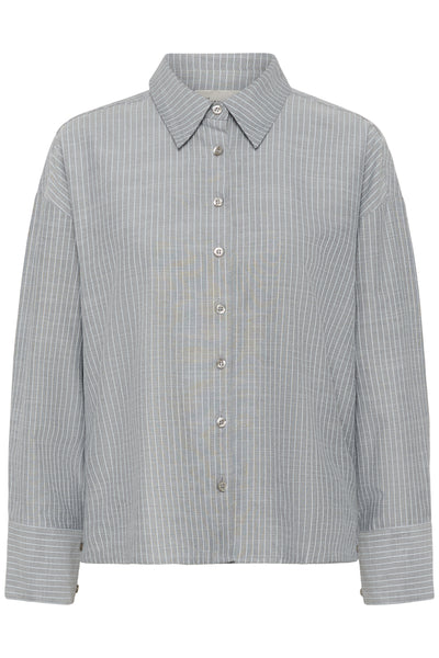 MWLennie Boxy Shirt Cashmere Blue - 144115 - 10705447 Thumbnail