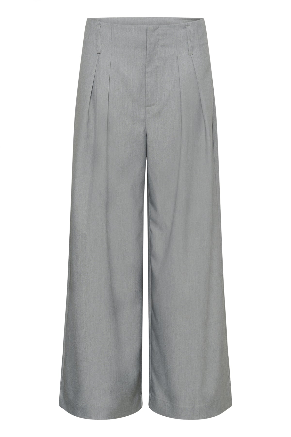 MWHanna Luna High Wide Pant Light Grey Melange - 100378 - 10705451