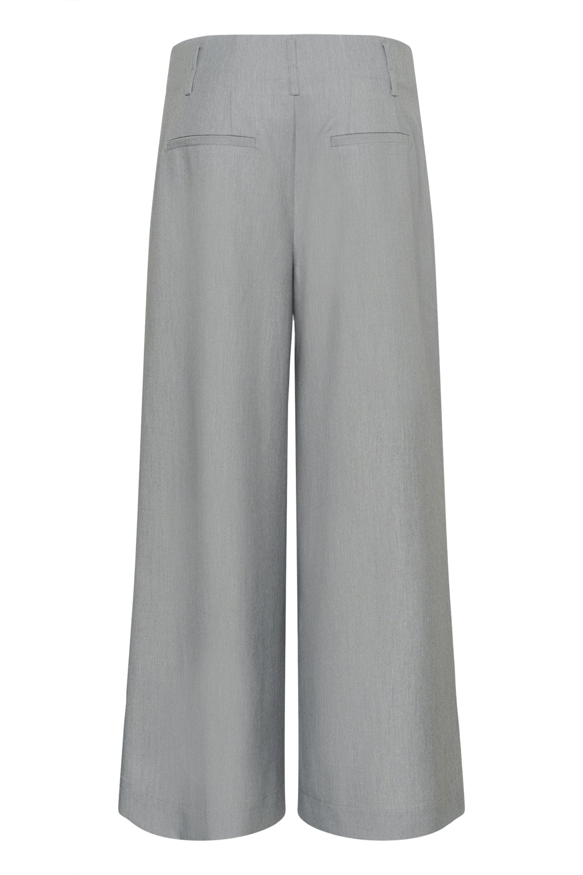 MWHanna Luna High Wide Pant Light Grey Melange - 100378 - 10705451