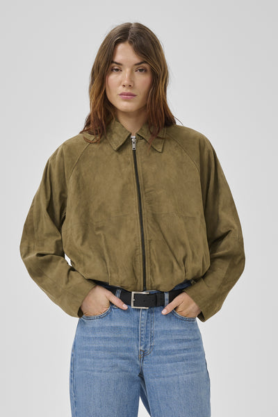 MWPetra Bomber jacket Capers - 180820 - 10705457 Thumbnail