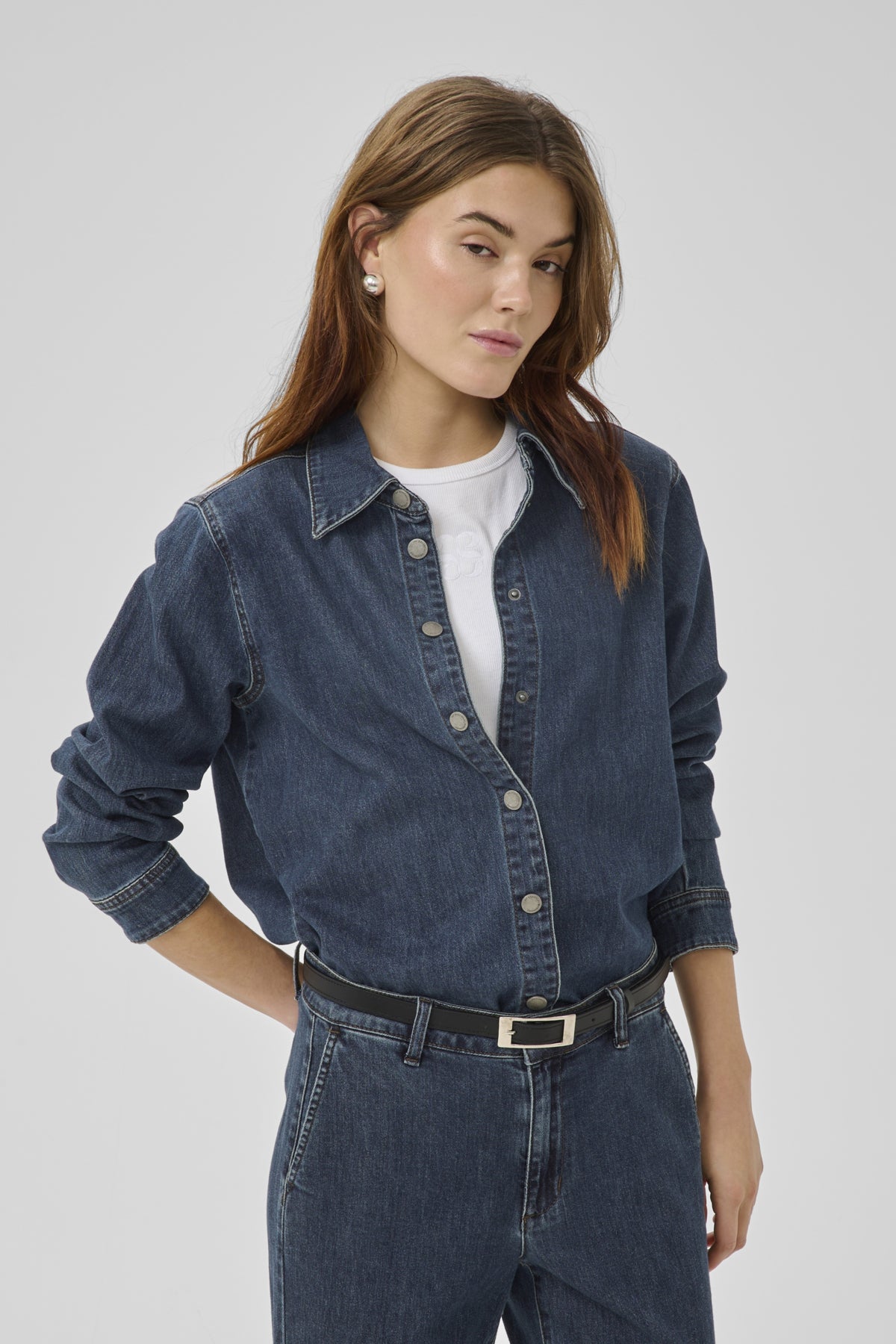 MWLinn Sofia 115 Shirt Dark Blue Wash - 100061 - 10705462
