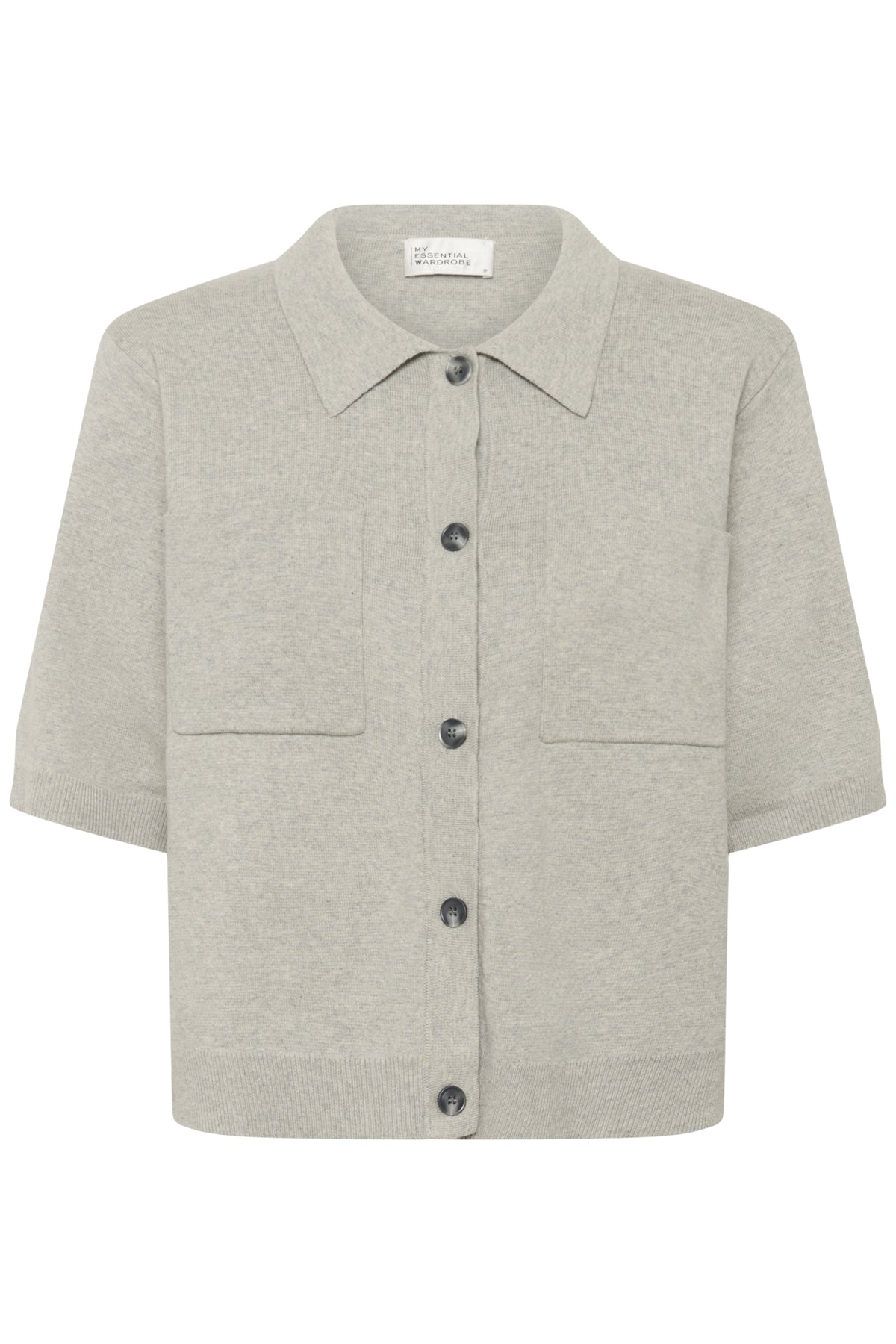 MWStino Knit Cardigan Medium Grey Melange - 109308 - 10705473