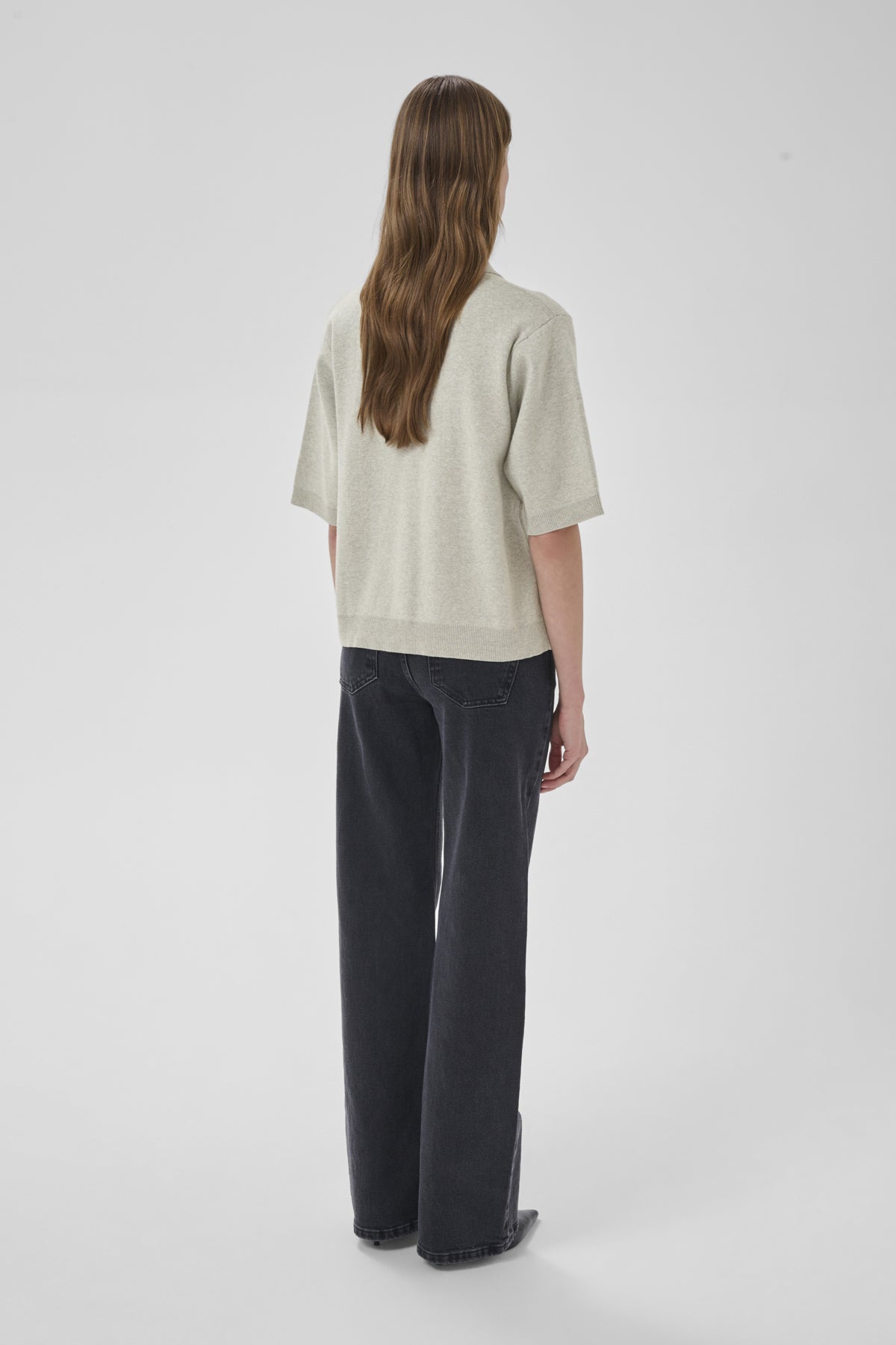 MWStino Knit Cardigan Medium Grey Melange - 109308 - 10705473