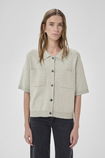 MWStino Knit Cardigan Medium Grey Melange - 109308 - 10705473 Thumbnail