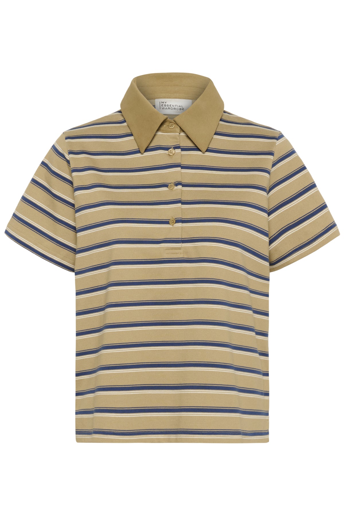 MWAsla Polo Tee Light Capers Striped - 109233 - 10705474