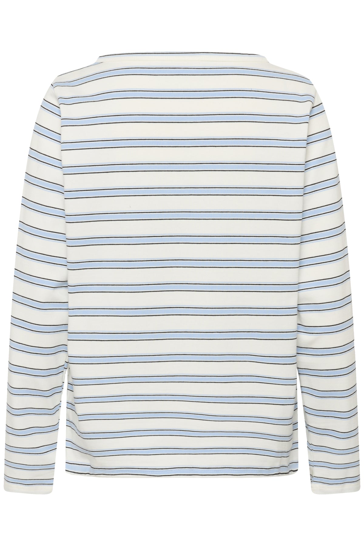 MWAsla Boatneck Blouse Snow White Striped - 108453 - 10705475