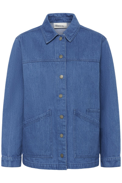 MWMola 180 Boxy Jacket Clear blue wash - 109358 - 10705485 Thumbnail