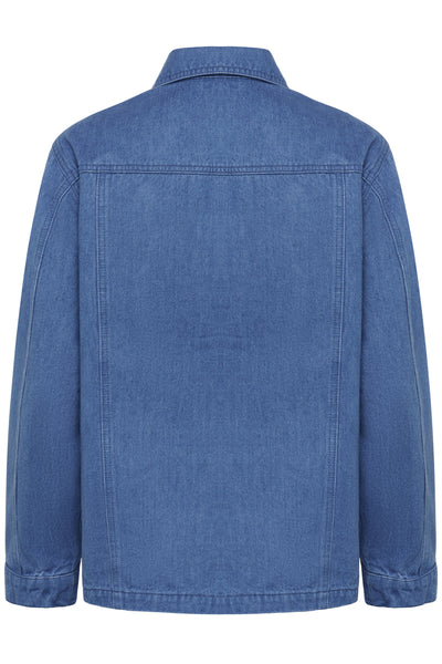 MWMola 180 Boxy Jacket Clear blue wash - 109358 - 10705485 Thumbnail