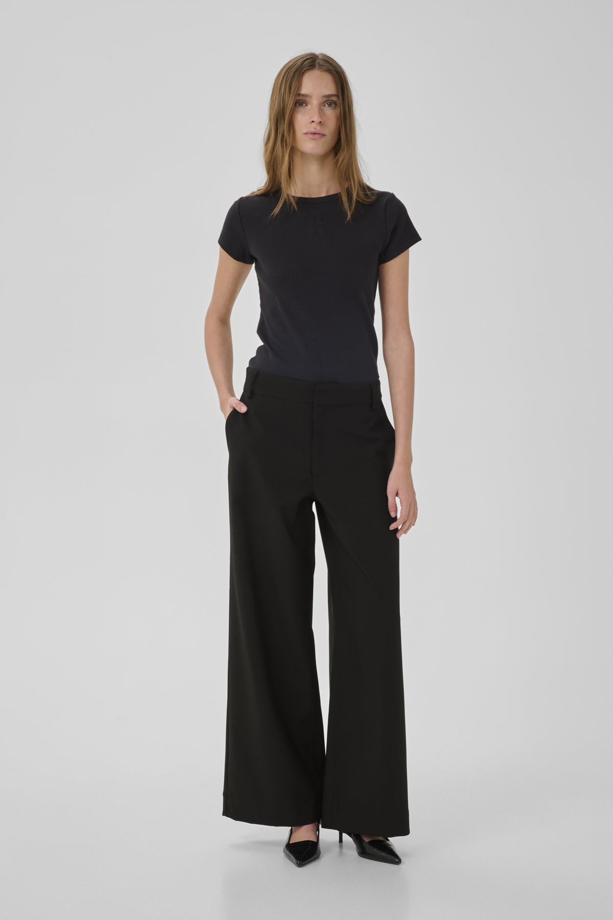 MWMilan Tito Wide Pant Black - 100031 - 10705487