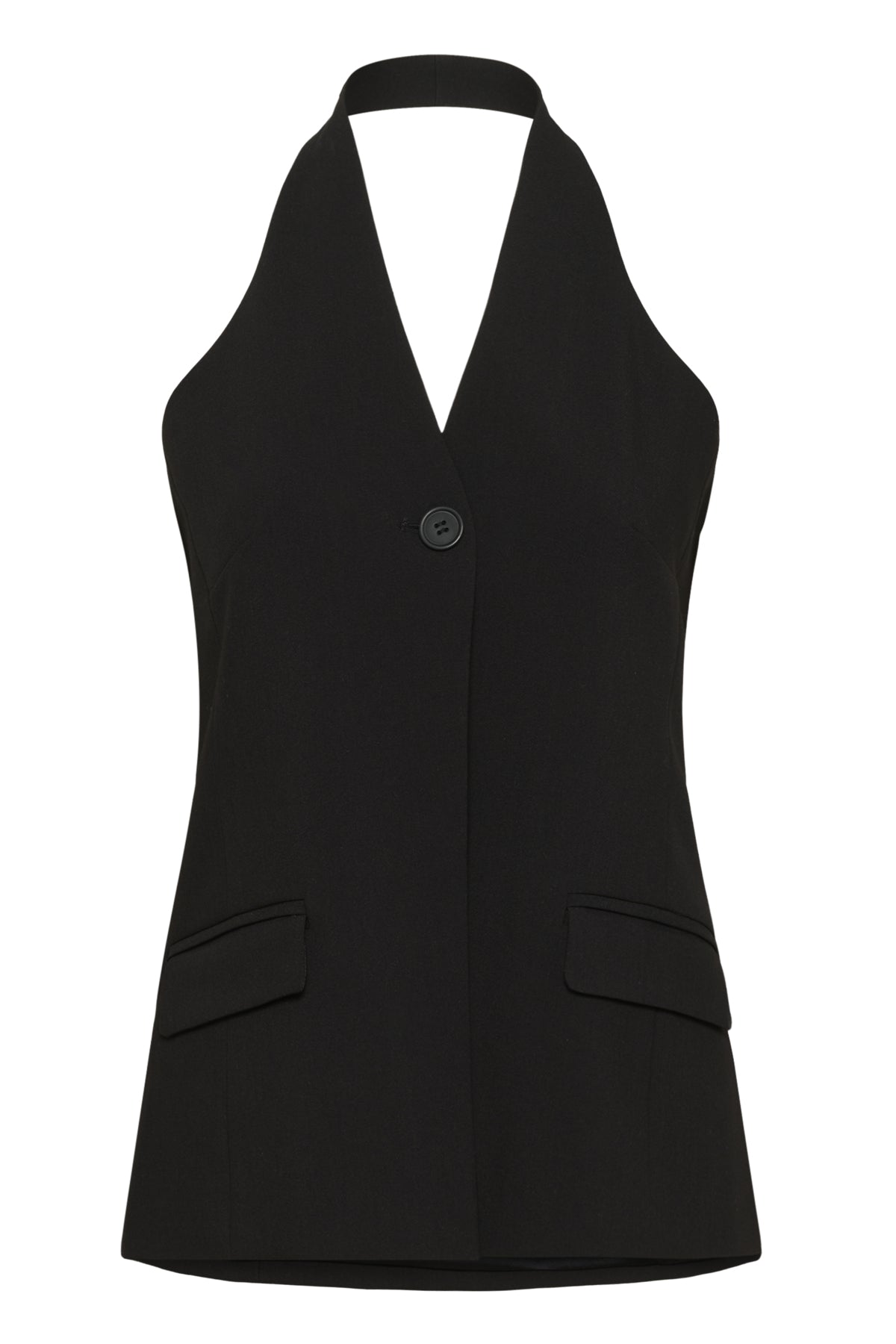 MWMilan Halterneck Vest Black - 100031 - 10705488