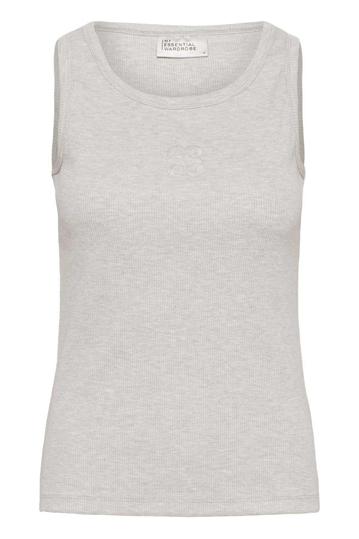 MWMandy Top Light Grey Melange - 100378 - 10705497