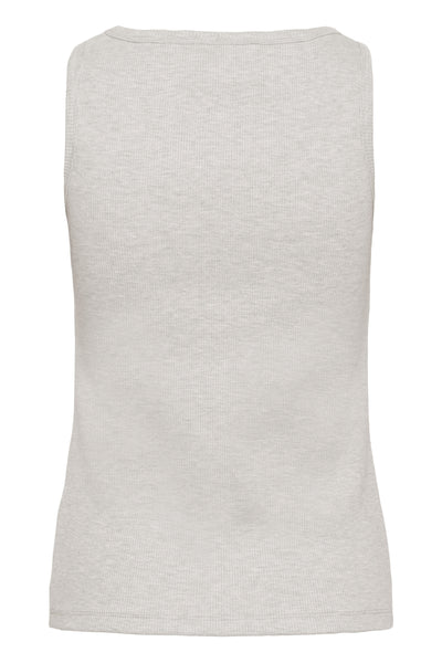 MWMandy Top Light Grey Melange - 100378 - 10705497 Thumbnail
