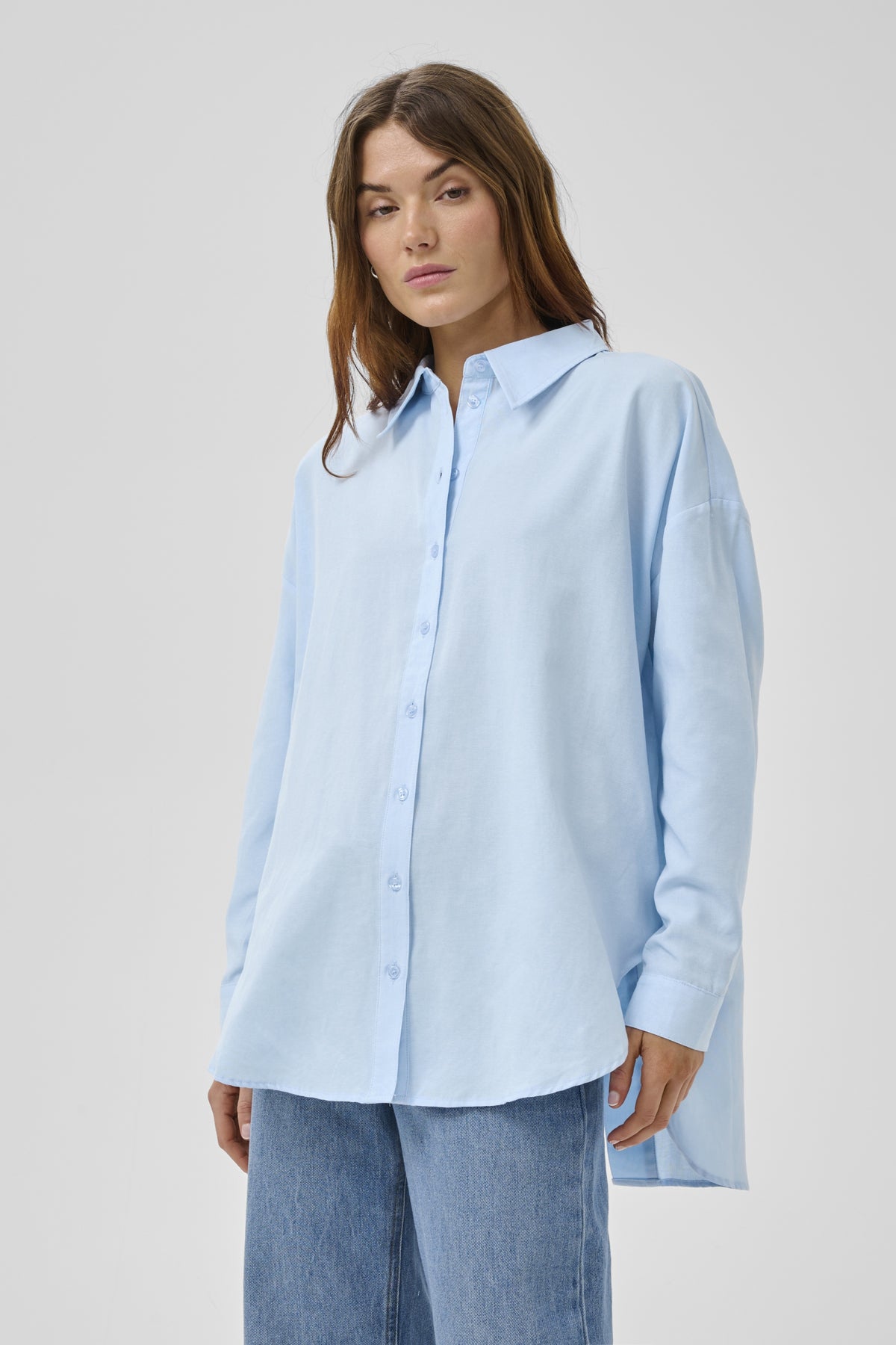 MWVilda Sunna Boxy Shirt Cashmere Blue - 144115 - 10705507