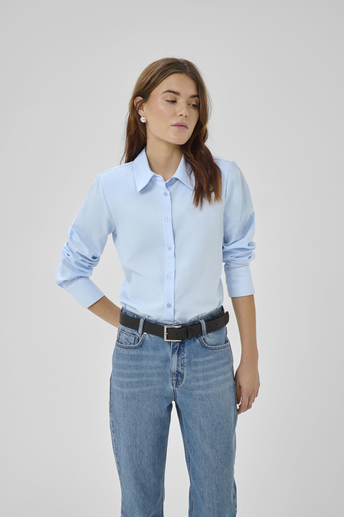 MWVilda Shaped Shirt Cashmere Blue - 144115 - 10705508