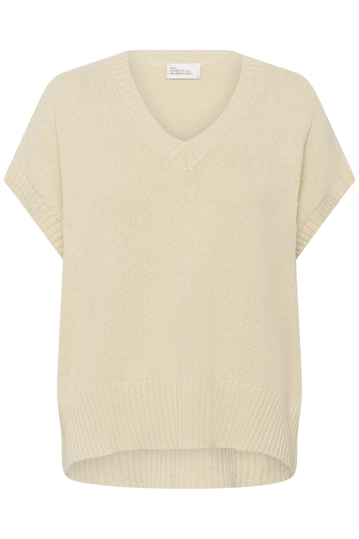 MWDiva V-Neck Knit Vest Brown Rice - 131105 - 10705514