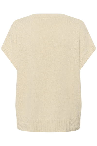MWDiva V-Neck Knit Vest Brown Rice - 131105 - 10705514 Thumbnail