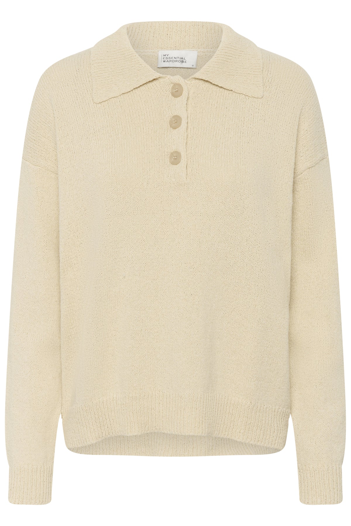 MWDiva Polo Knit Pullover Brown Rice - 131105 - 10705515