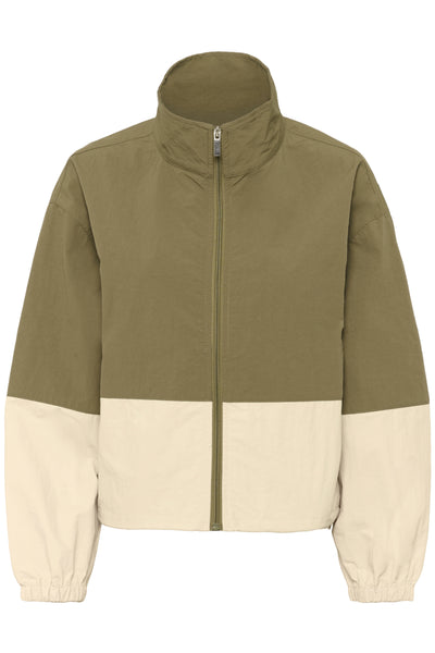 MWQuinn Track Jacket Capers W. Brown Rise - 109359 - 10705518 Thumbnail