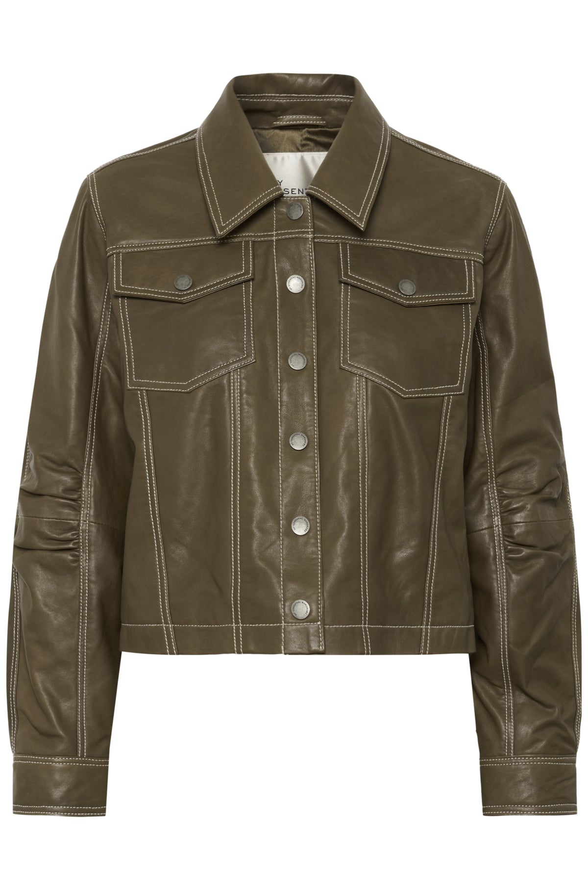 MWMateo Leather Jacket Capers - 180820 - 10705529