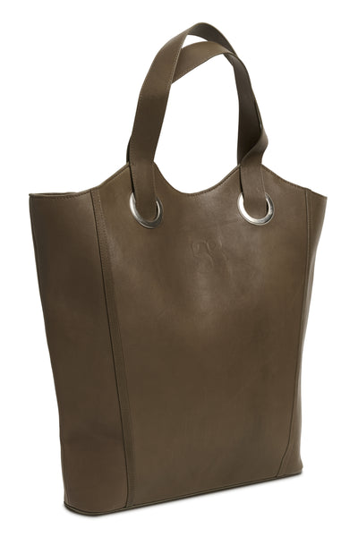 MWTrista Leather Big Bag Capers - 180820 - 10705531 Thumbnail