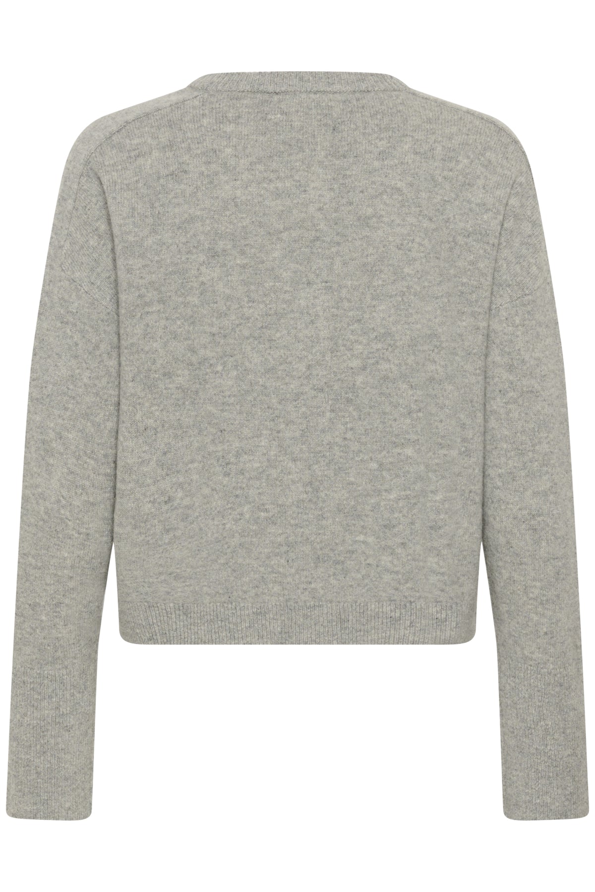 13 THE KNIT CARDIGAN Light Grey Melange - 100378 - 10705548