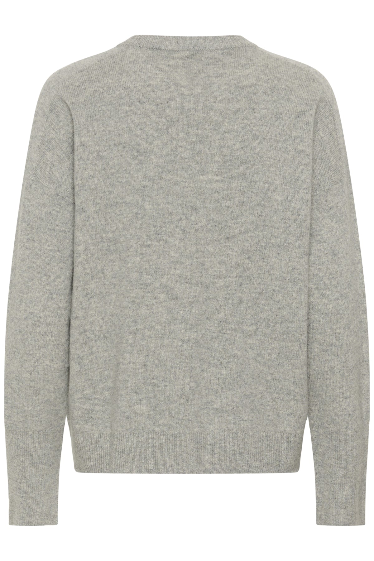 11 THE KNIT CREWNECK Light Grey Melange - 100378 - 10705549