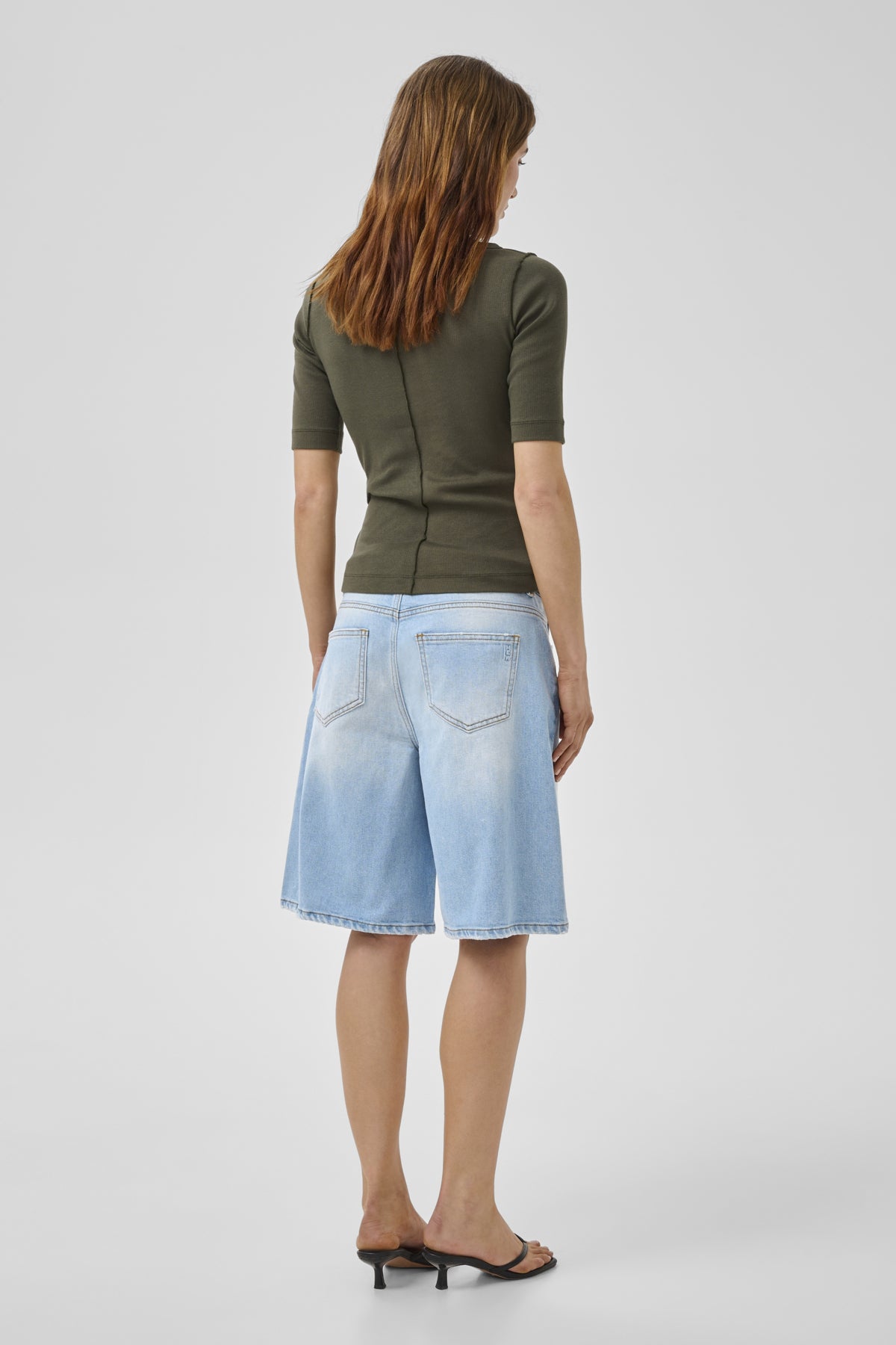 MWZita 139 High X-Wide Shorts Baby Blue Wash - 109491 - 10705565