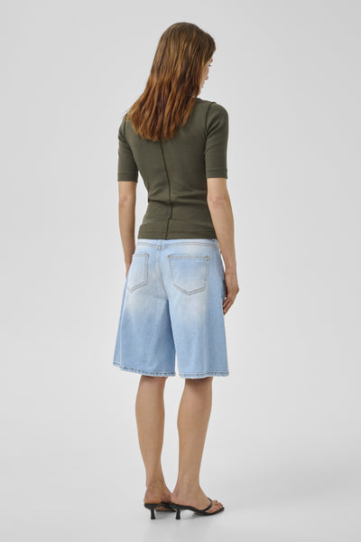 MWZita 139 High X-Wide Shorts Baby Blue Wash - 109491 - 10705565 Thumbnail