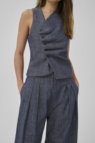 MWDazzie Top Dark Blue Wash - 100061 - 10705582 Thumbnail