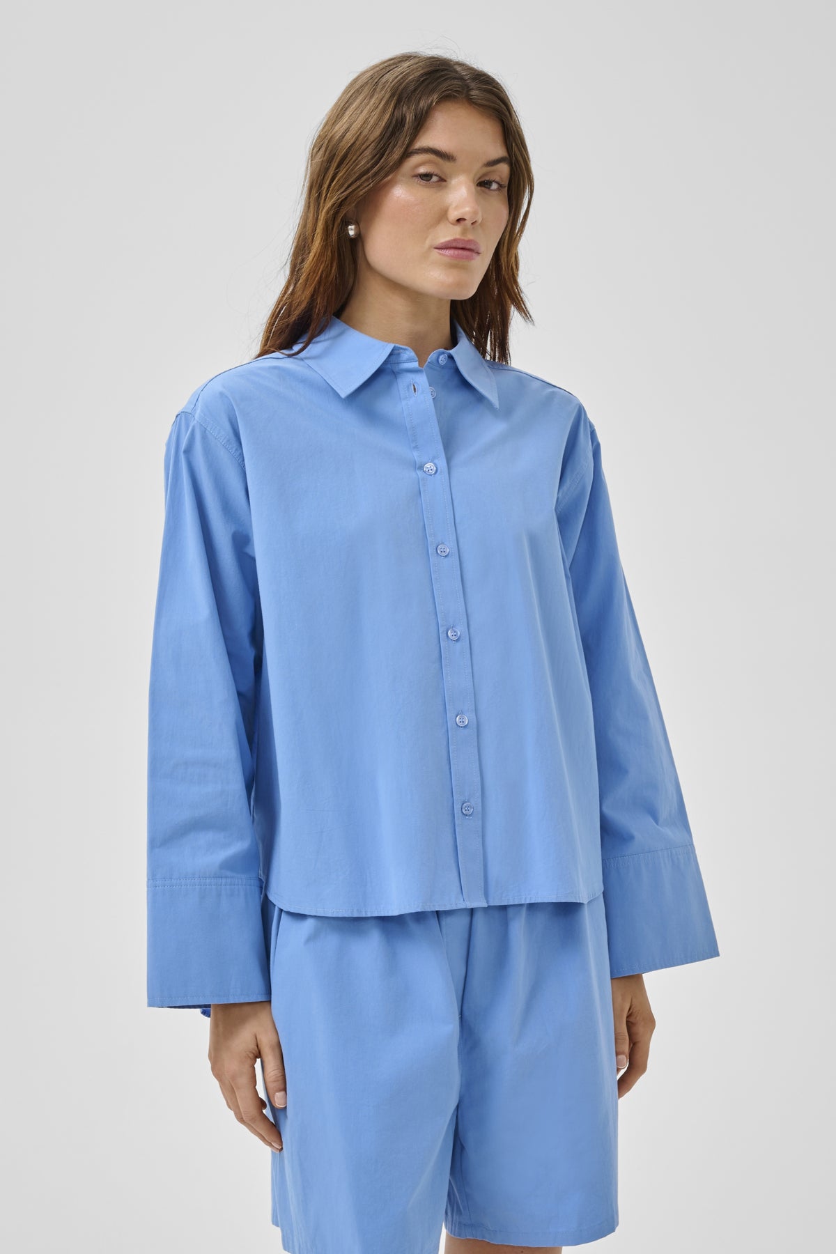 MWSunna Boxy Shirt 2.0 Silver Lake Blue - 174030 - 10705587