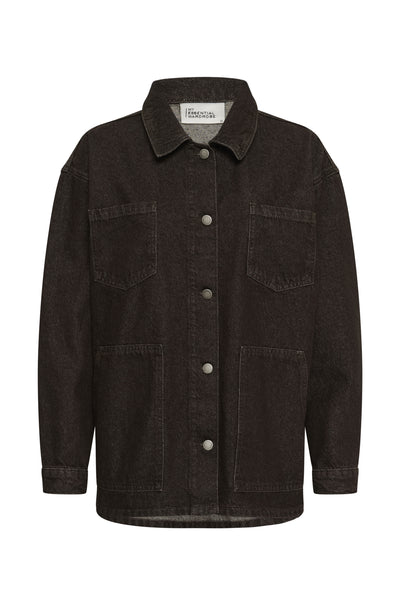 Denim Jacket MWUma 188 Dark Brown Wash - 109758 - 10705636 Thumbnail