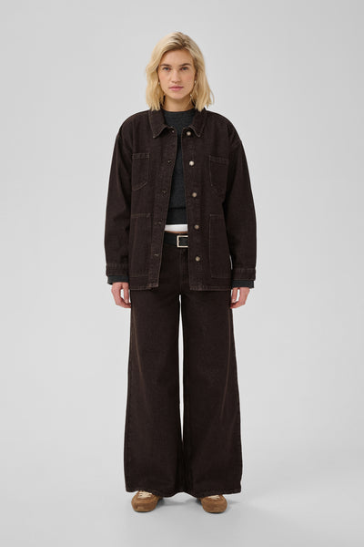 Denim Jacket MWUma 188 Dark Brown Wash - 109758 - 10705636 Thumbnail