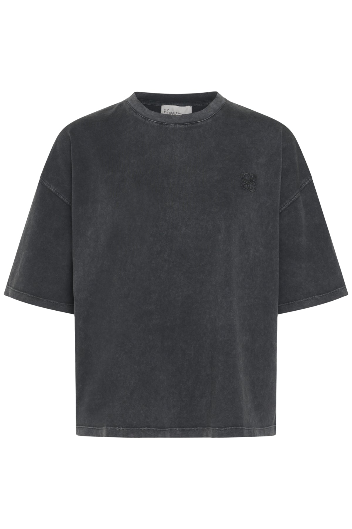 MWEsa Boxy Short Tee Black Wash - 100069 - 10705672
